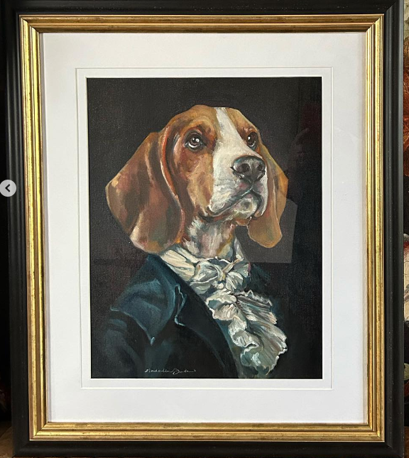 Barnaby Beagle framed print